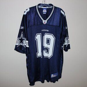 3/$188❤️unworn Keyshawn JOHNSON #19 Dallas Cowboys Reebok NFL away jersey Korea